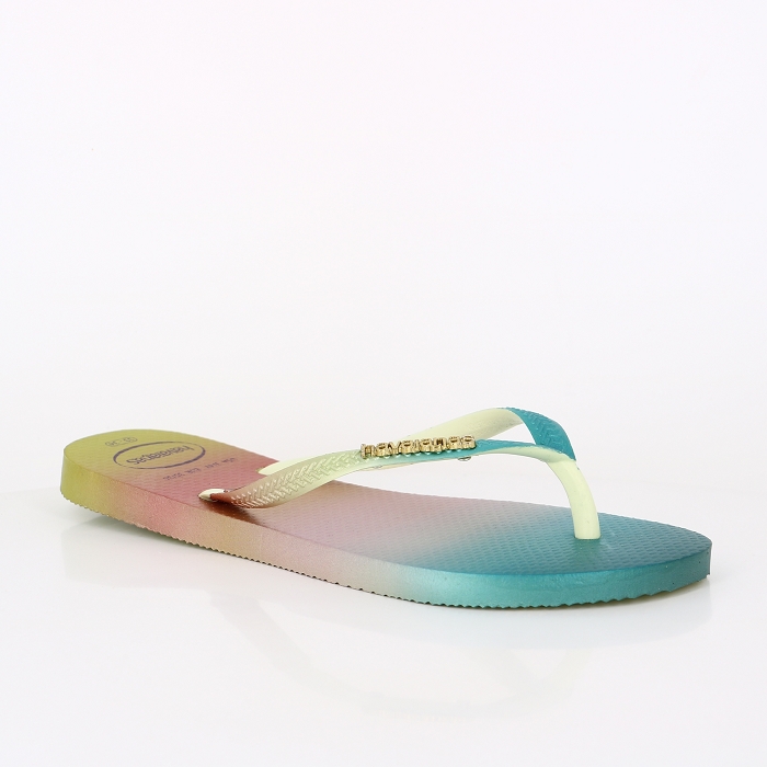 Havaianas chaussures havaianas enfant slim gradient citron vert vert6012201_3