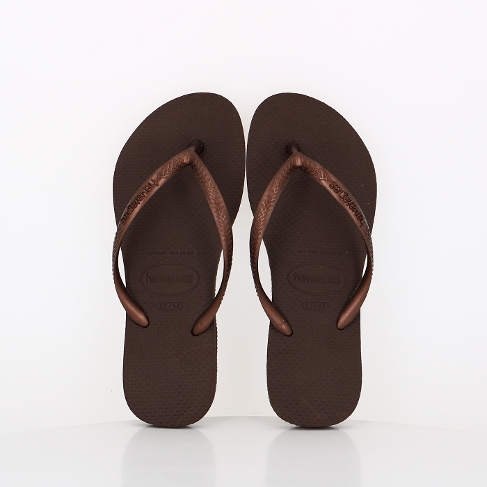Havaianas chaussures havaianas enfant slim dark brown metal acoused marron6012301_1