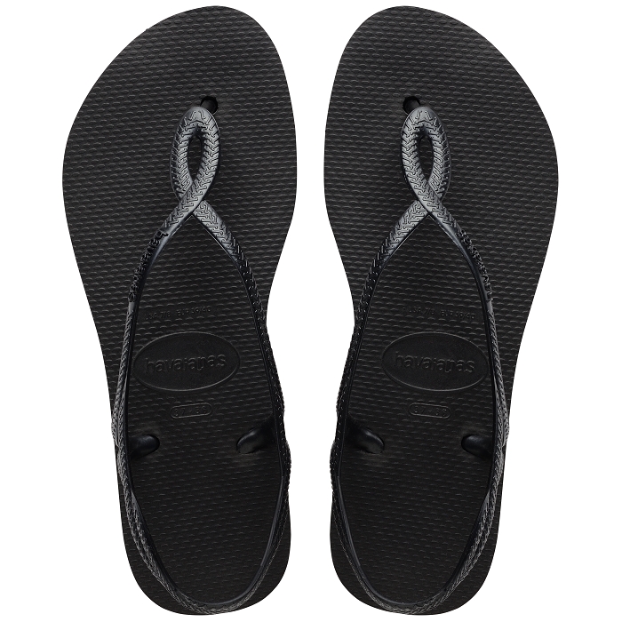 Havaianas chaussures havaianas luna flatform black 