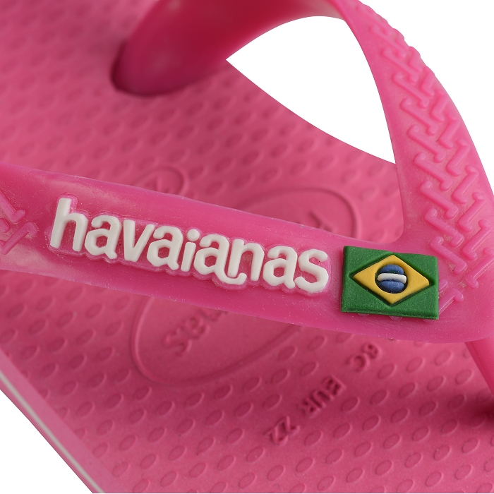 Havaianas chaussures havaianas baby brasil logo ii pink flux white 6015501_4