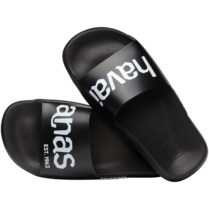 Havaianas chaussures havaianas slide classic logomania black black 6015701_3
