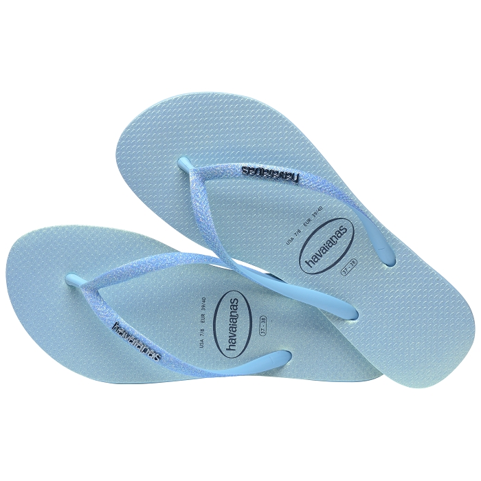 Havaianas chaussures havaianas slim glitter iridescent lavender blue 6016101_3