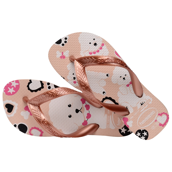 Havaianas chaussures havaianas kids top pets ballet rose golden blush 6016501_3
