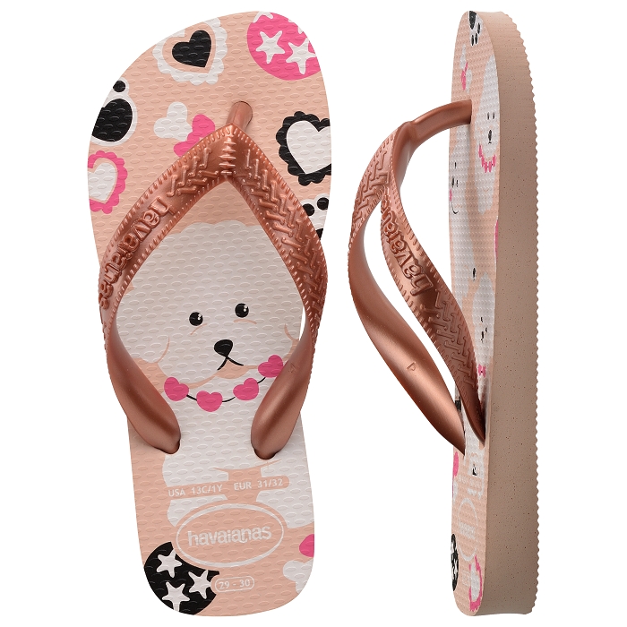 Havaianas chaussures havaianas kids top pets ballet rose golden blush 6016501_4