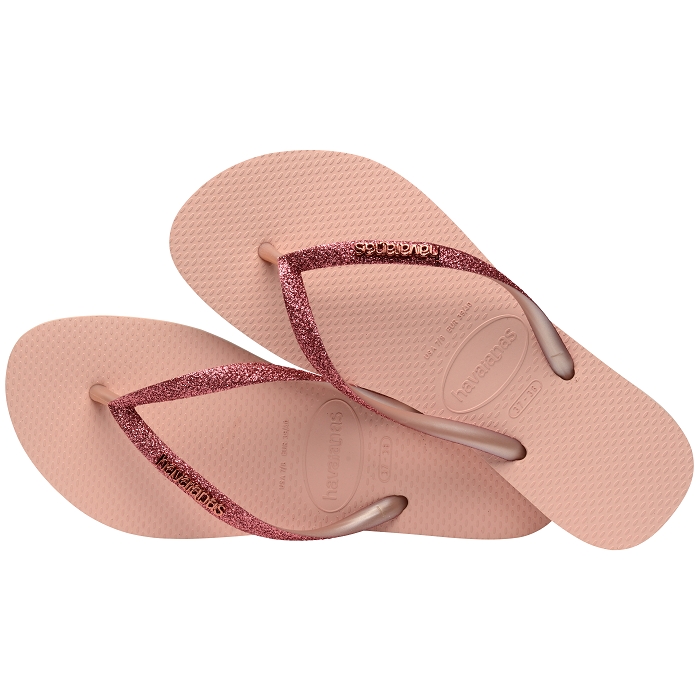 Havaianas chaussures havaianas slim glitter ii pink pink 6017401_3