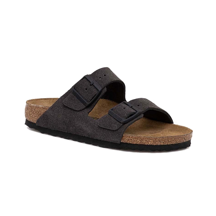 Birkenstock chaussures birkenstock arizona velvet grey 