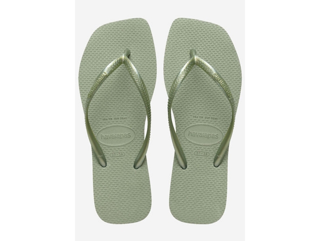Havaianas chaussures havaianas slim square smoke green 
