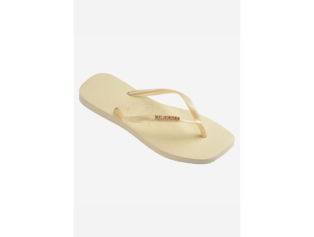 Havaianas chaussures havaianas slim square logo metallic butter cream 6020301_2