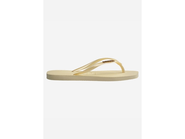 Havaianas chaussures havaianas slim square logo metallic butter cream 6020301_3