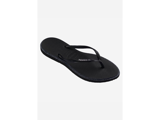 Havaianas chaussures havaianas slim point glitter black black 6020601_2
