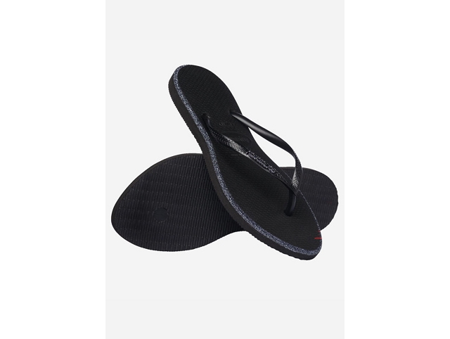 Havaianas chaussures havaianas slim point glitter black black 6020601_4