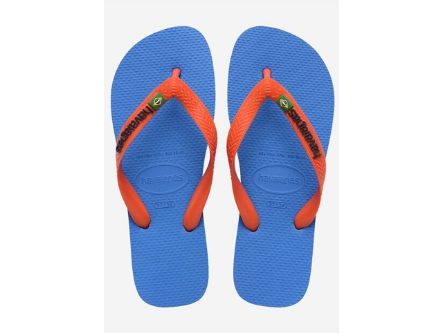 Havaianas chaussures havaianas brasil logo blue orange 