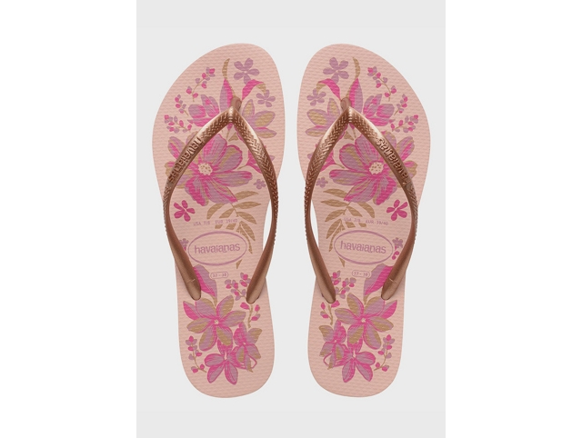 Havaianas chaussures havaianas slim organic pink gold 