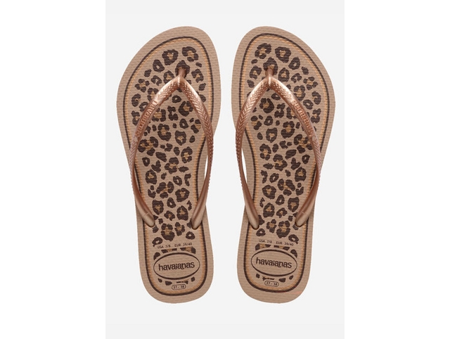 Havaianas chaussures havaianas slim animals rose gold 