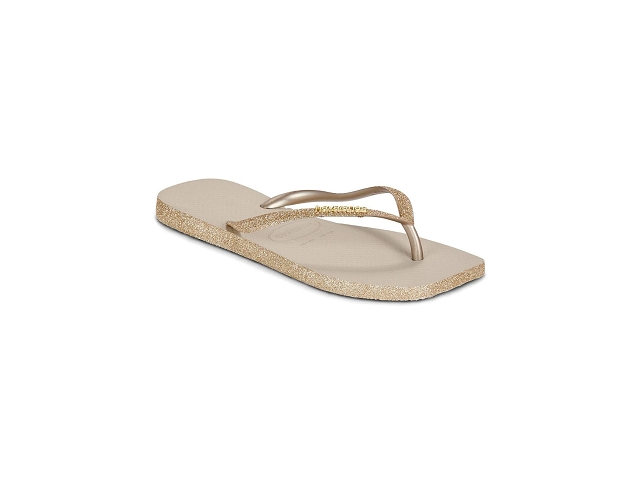 Havaianas chaussures havaianas slim square sparkle sand grey 