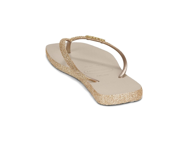 Havaianas chaussures havaianas slim square sparkle sand grey 6022001_3