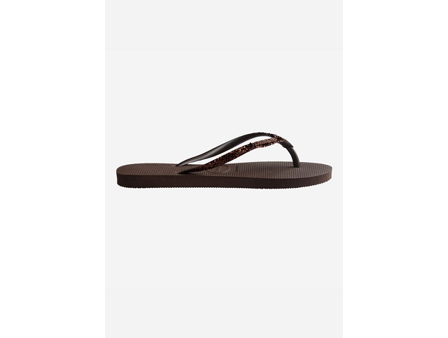 Havaianas chaussures havaianas slim glitter dark brown 6022601_2