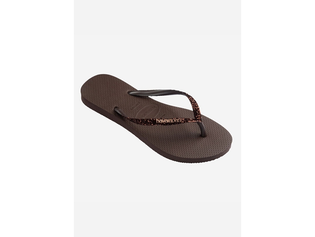 Havaianas chaussures havaianas slim glitter dark brown 6022601_3