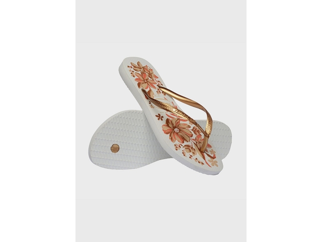 Havaianas chaussures havaianas slim organic white golden 6022701_4