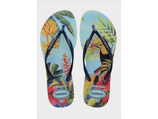 Havaianas chaussures havaianas slim tropical blue blue 