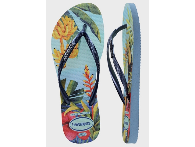 Havaianas chaussures havaianas slim tropical blue blue 6022801_5