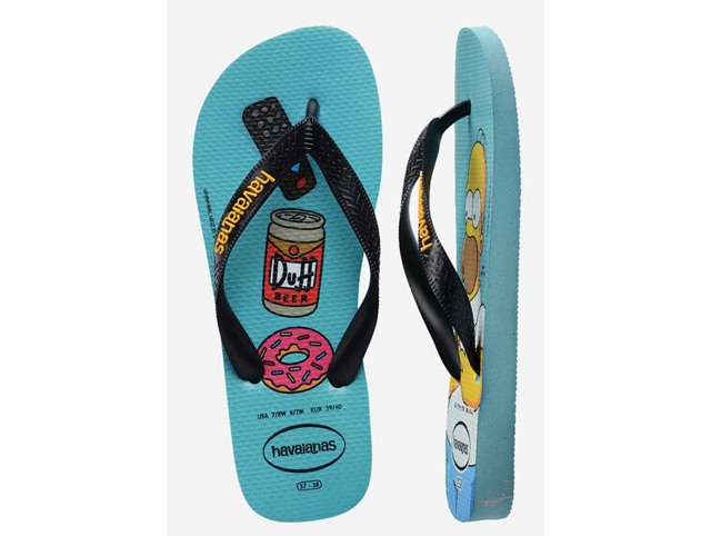 Havaianas chaussures havaianas simpsons tradi blue black 6023401_5