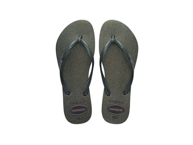 Havaianas chaussures havaianas slim gloss green olive 