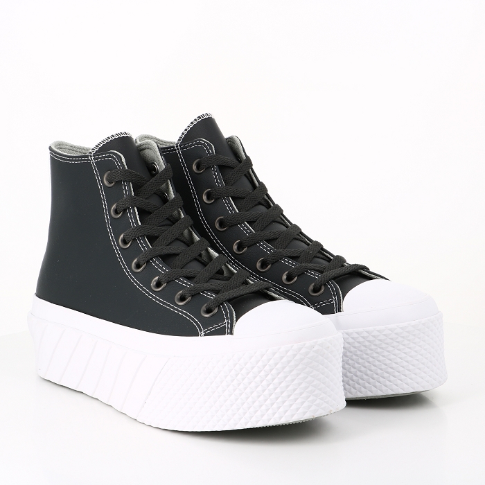 Converse chaussures converse chuck taylor all star lift 2x platform matte metallic noir9000601_5