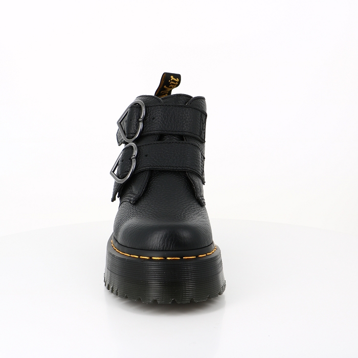 Dr martens chaussures dr martens boots plateforme devon heart black milled nappa noir9002301_4