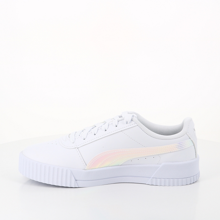 Puma chaussures puma carina holo puma white puma silver blanc9005201_3