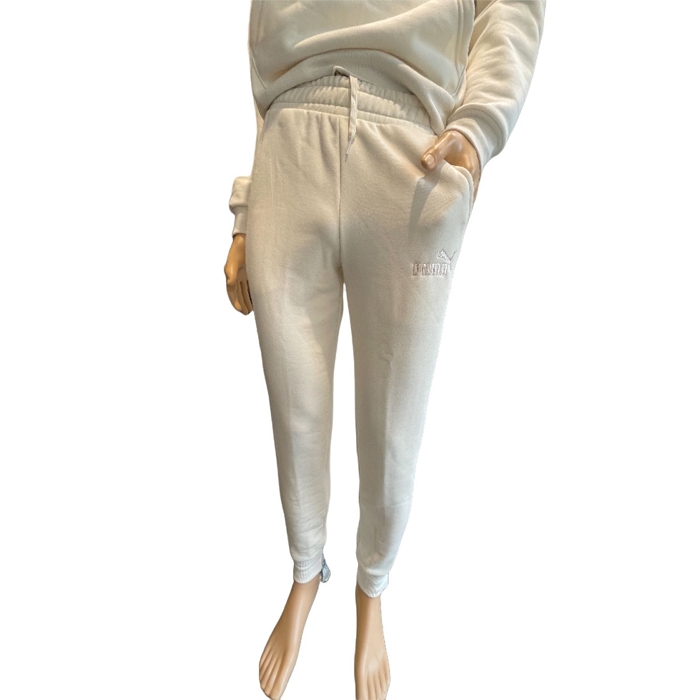 Puma textile puma pantalon jogging no color beige9005901_1