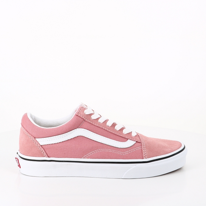 Vans chaussures vans old skool rosette true white rose