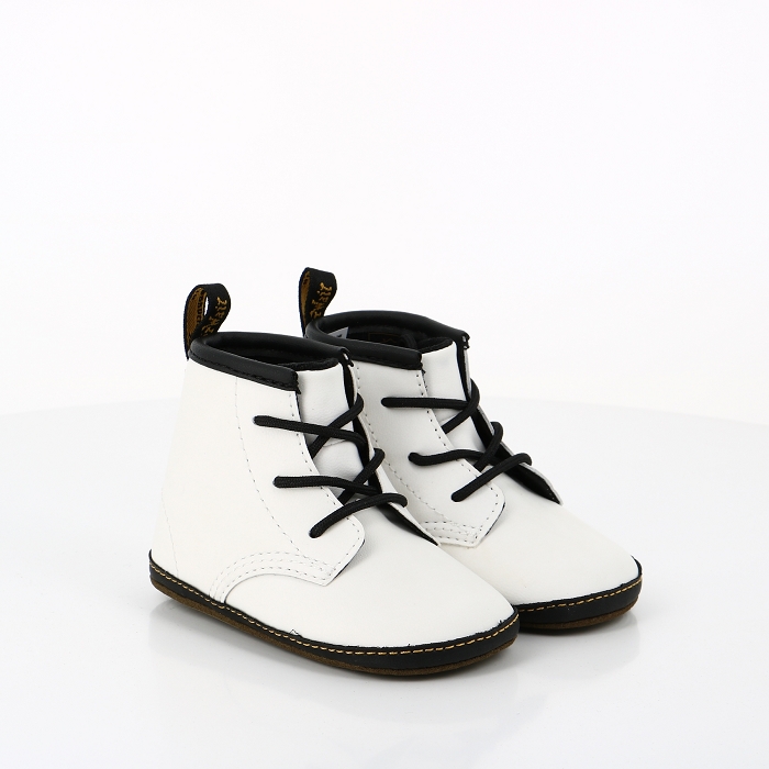 Dr martens chaussures dr martens bebe chaussons 1460 cuir blanc9008901_1