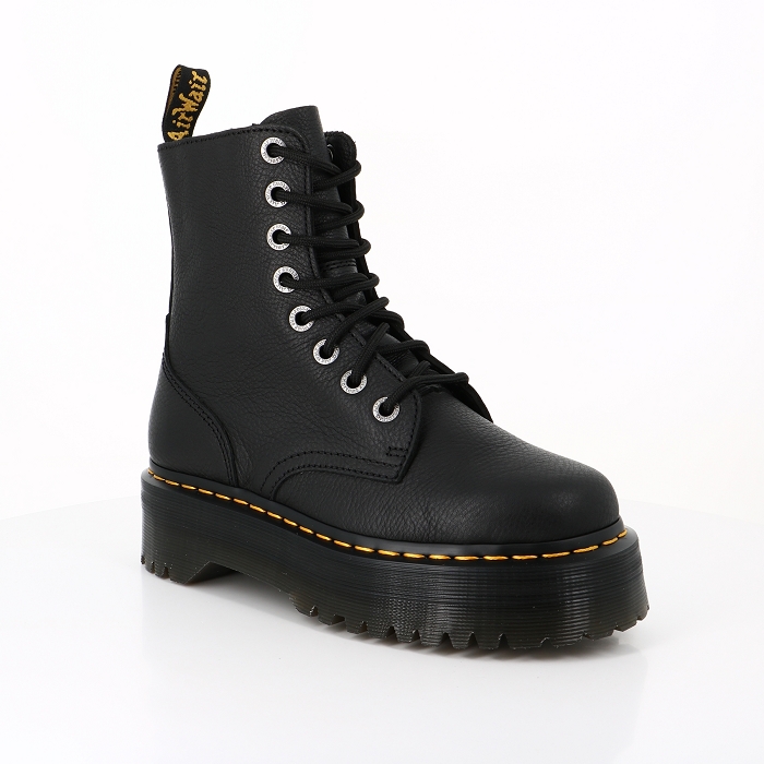 Dr martens chaussures dr martens boots plateformes jadon iii cuir noir9009101_5