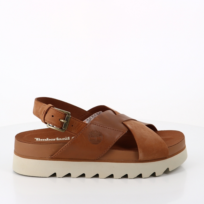 Timberland chaussures timberland sandale sunrise santa monica  marron clair marron