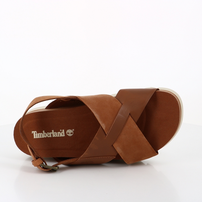 Timberland chaussures timberland sandale sunrise santa monica  marron clair marron9011101_5