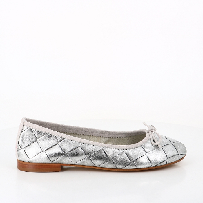 Reqins chaussures reqins carmen carro metal silver argent