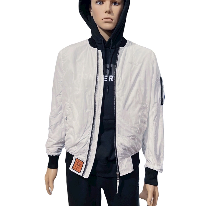 Bombers blouson bombers ma 1 men blanc