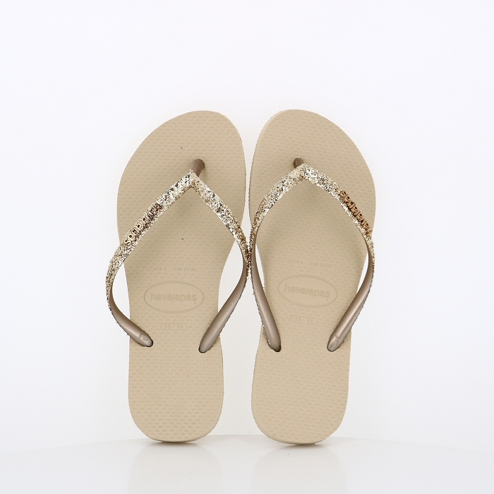 Havaianas chaussures havaianas slim glitter ii sand grey or