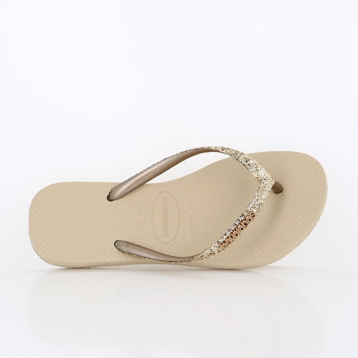 Havaianas chaussures havaianas slim glitter ii sand grey or9014101_2