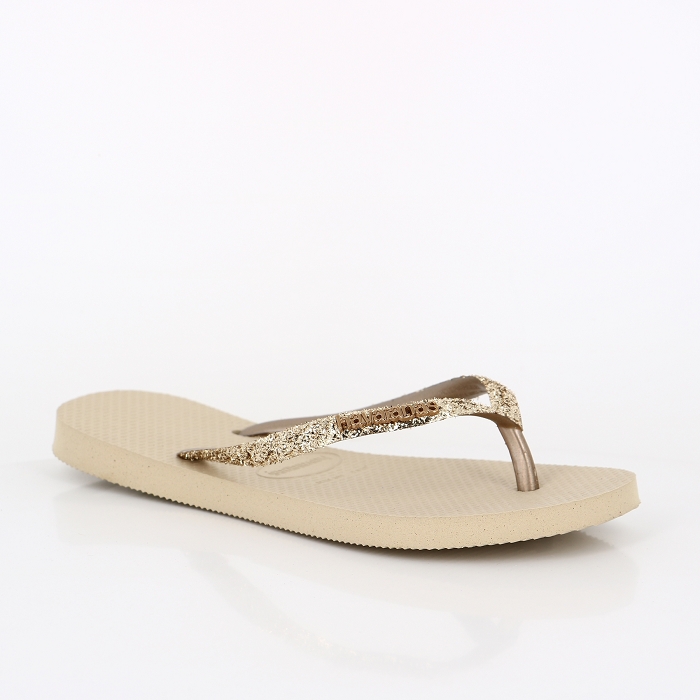 Havaianas chaussures havaianas slim glitter ii sand grey or9014101_3