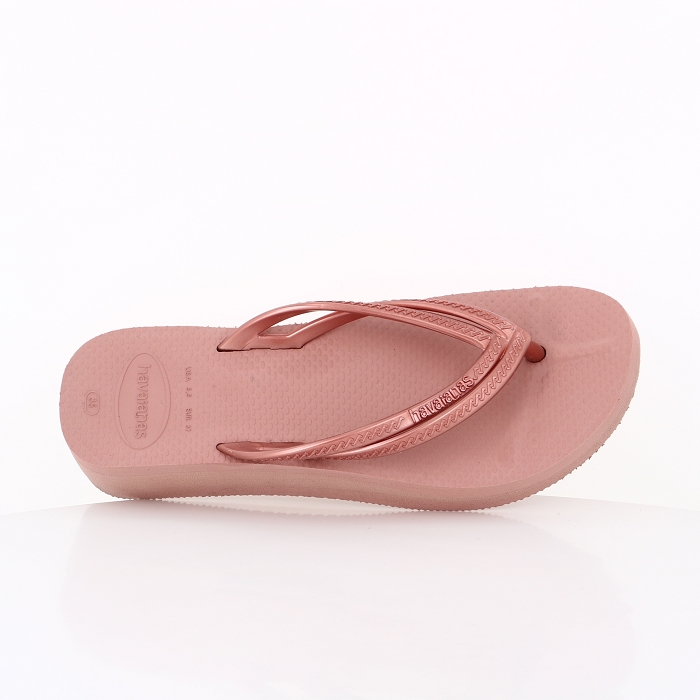 Havaianas chaussures havaianas wedges crocus rose rose9014601_2