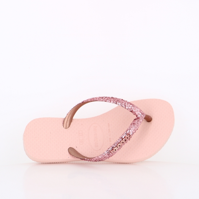 Havaianas chaussures havaianas enfant slim glitter ii ballet rose rose9015301_2