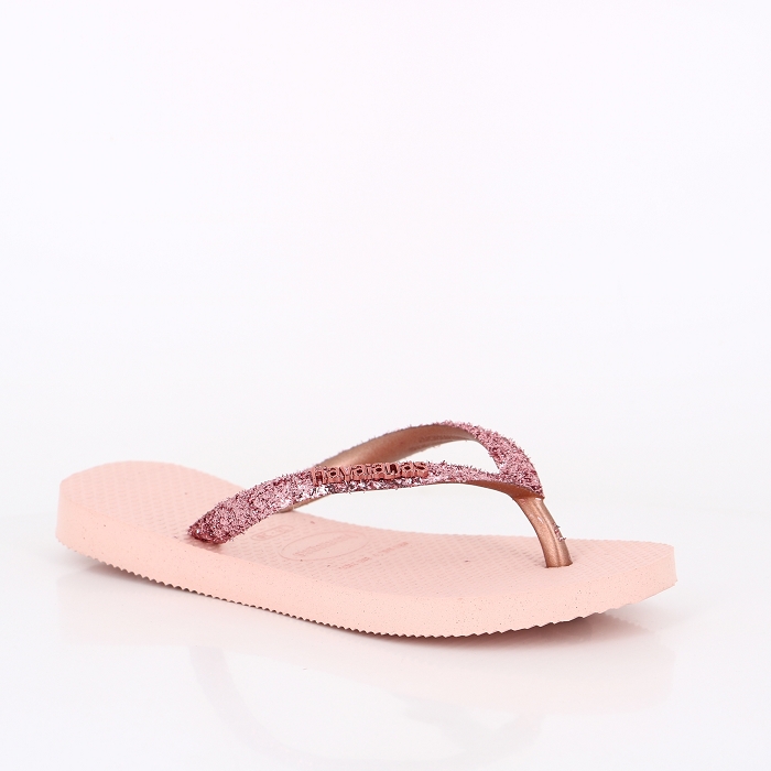 Havaianas chaussures havaianas enfant slim glitter ii ballet rose rose9015301_3