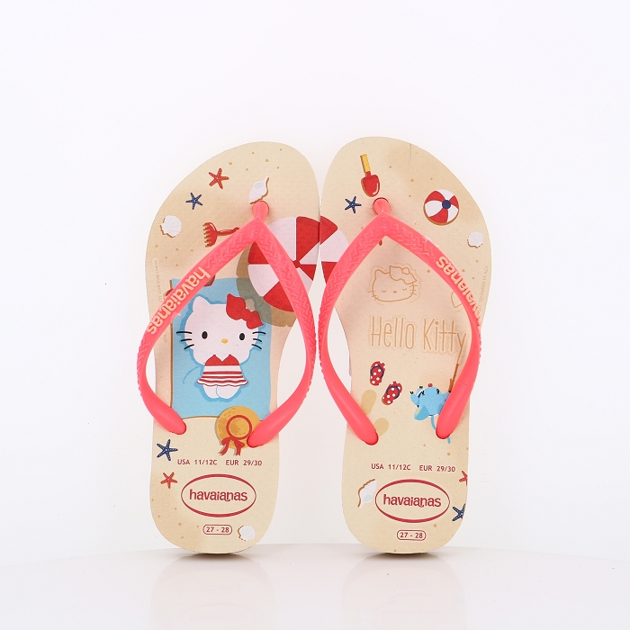 Havaianas chaussures havaianas enfant hello kitty golden or