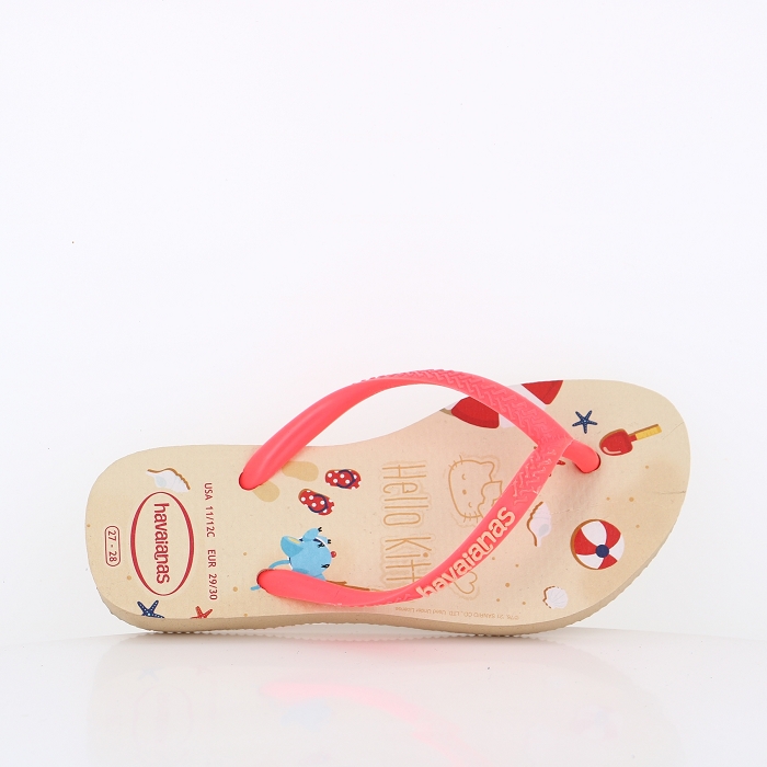 Havaianas chaussures havaianas enfant hello kitty golden or9015801_2