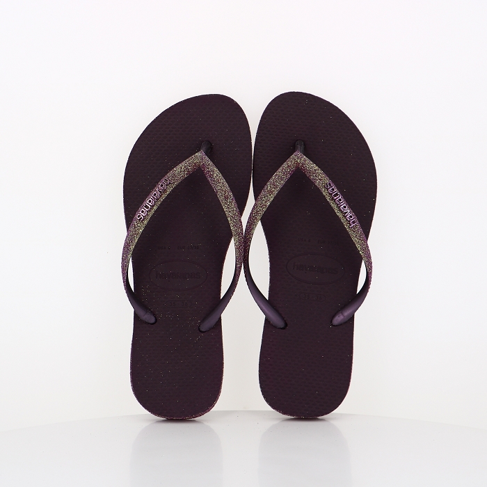 Havaianas chaussures havaianas slim sparkle ii aubergine violet