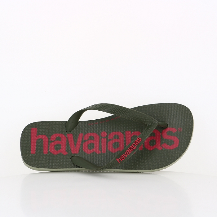 Havaianas chaussures havaianas top logomania 2 green yucca vert9016101_2