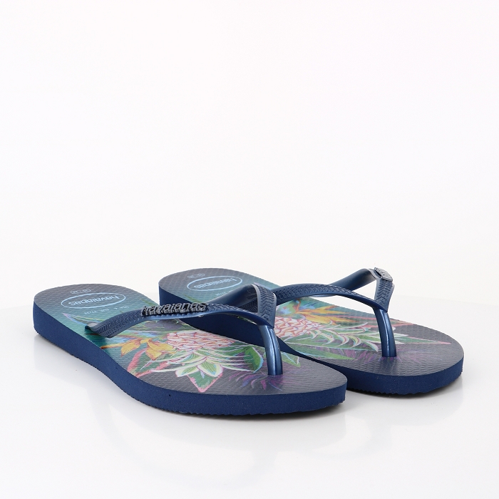 Havaianas chaussures havaianas slim tropical navy blue bleu9017101_4