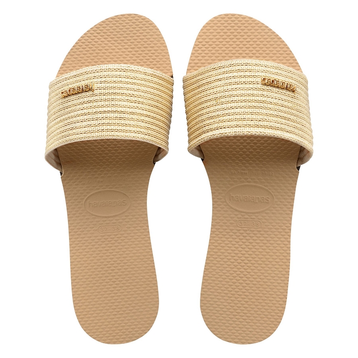 Havaianas chaussures havaianas you malta metallic golden 